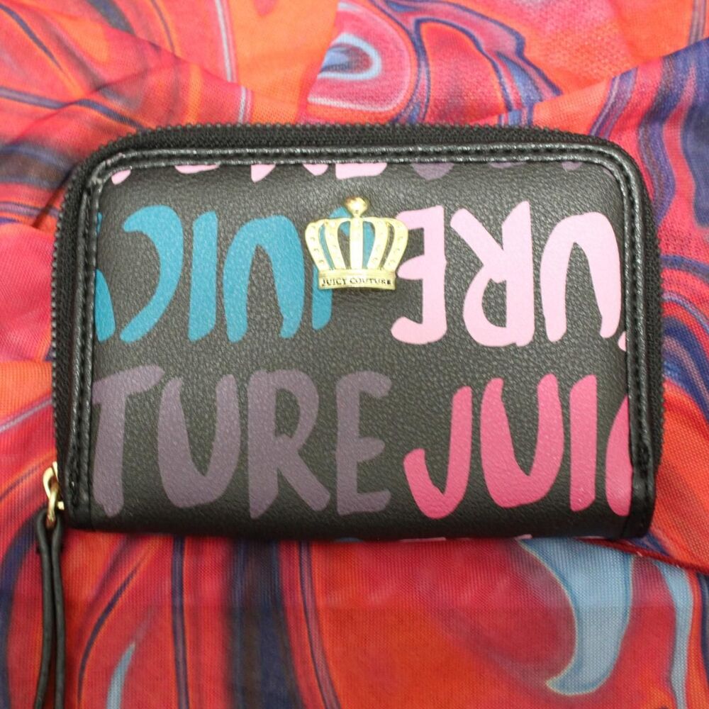 Vintage Juicy Couture Graffiti Coin Pouch Wallet Y2K